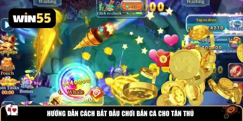 Hướng dẫn cách tham gia game bắn cá WIN55