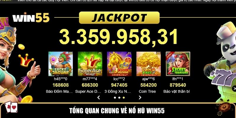 Tổng quan chung về nổ hũ Win55